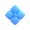 diamond with a dot